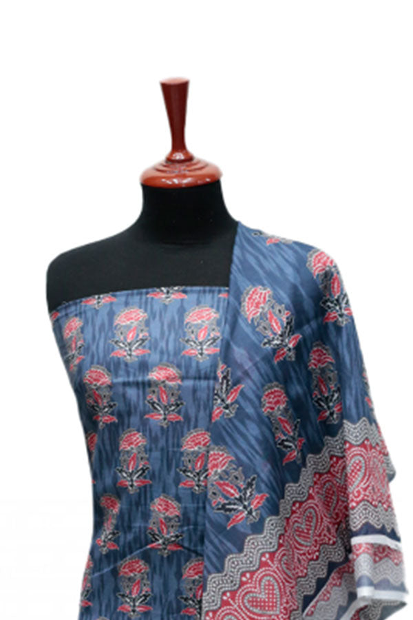 Serene Print Lawn`25 D#12 (Blue)