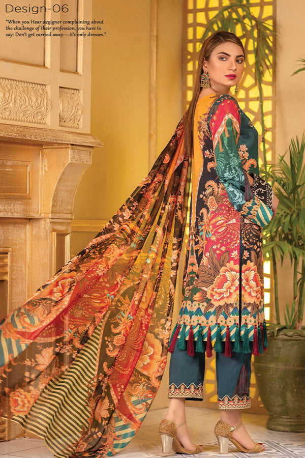 Adan`s Arwa Print Emb Suvic`21 D#06