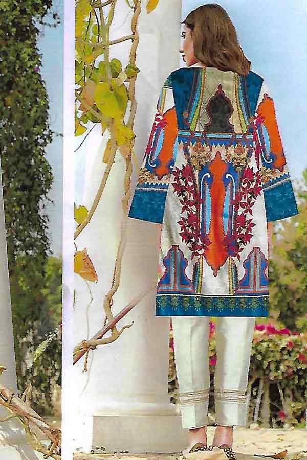 Shaista Azure Linen`21 D#HSU#114