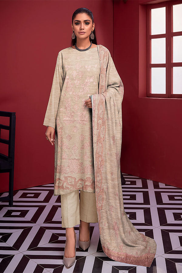 Shaista Emb Peach Collection`25 D#1