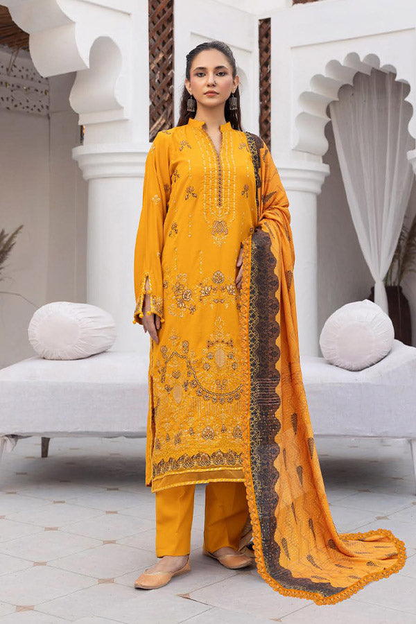 Shaista Shumaii Semi Peach`25 D#772