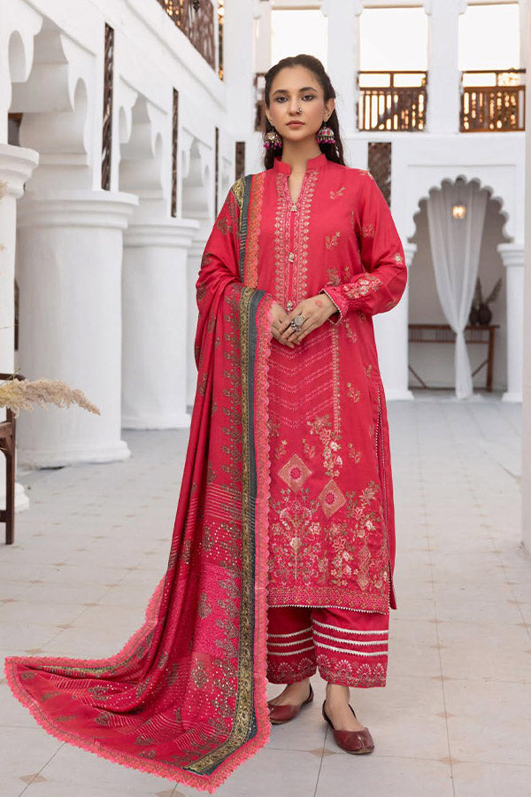 Shaista Shumaii Semi Peach`25 D#773