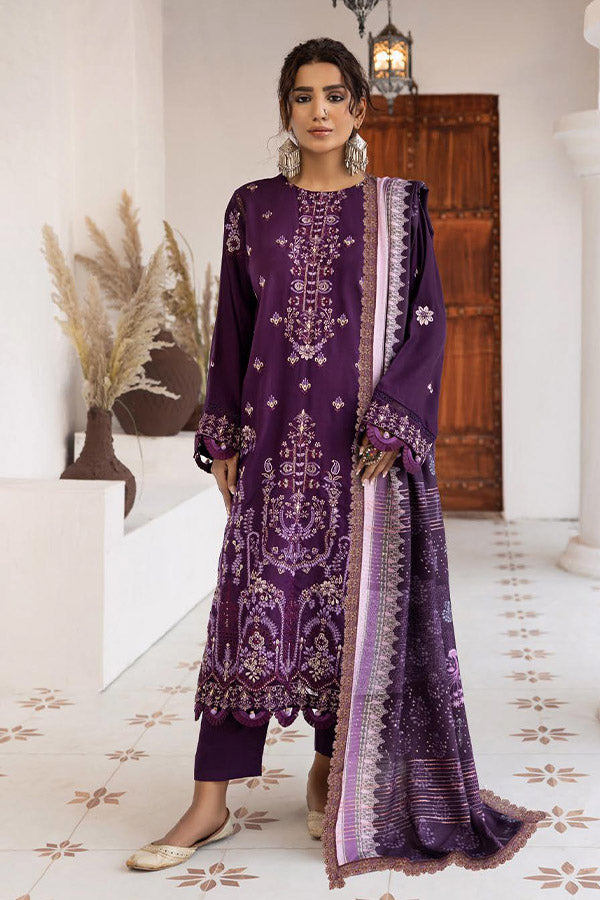 Shaista Shumaii Semi Peach`25 D#775