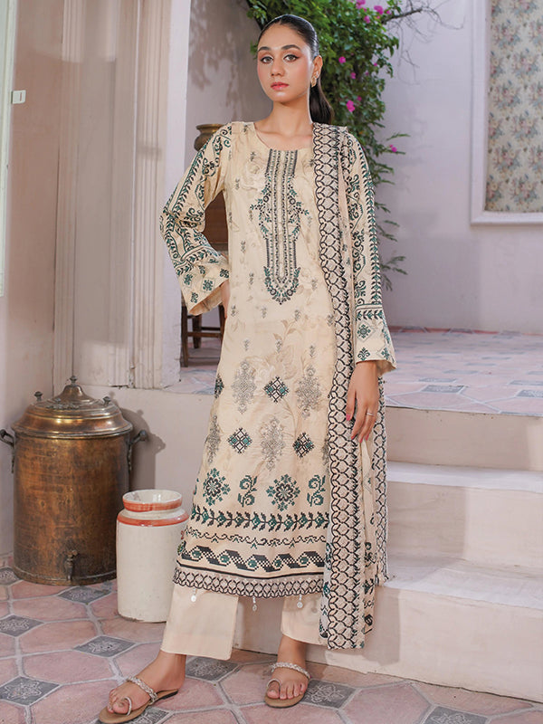 Shaista Amber Emb Lawn'26 D#18