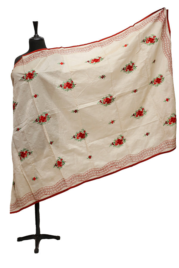 Silk Needle Work Dupatta D#1-11