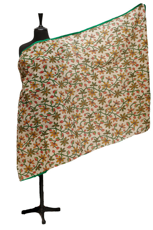 Silk Needle Work Dupatta D#1-44