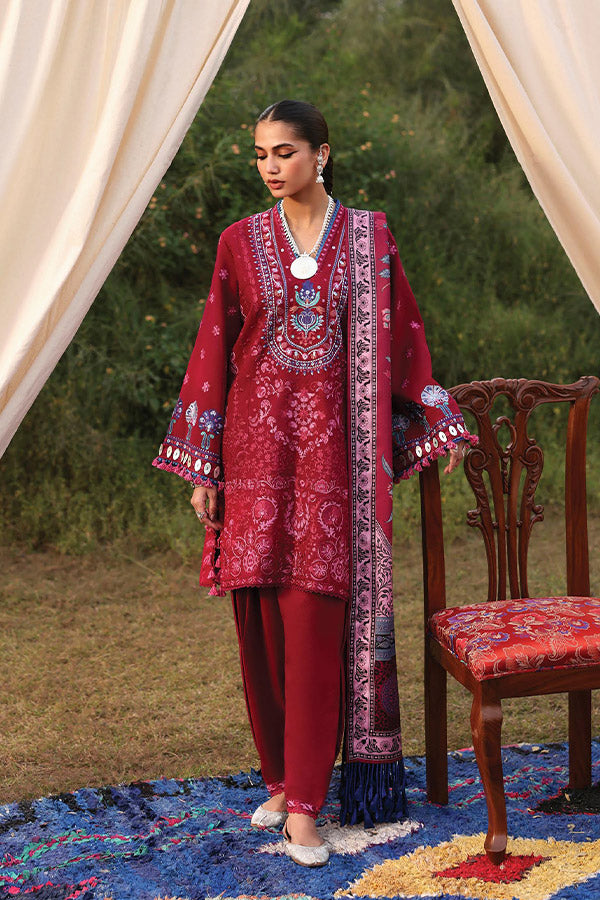 Siraa By SFK Winter Unstitched`25 SFK#06 PARISSA