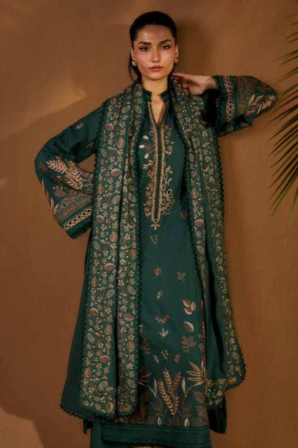 Sobia Nazir Winter Shawl`25 D#4-B