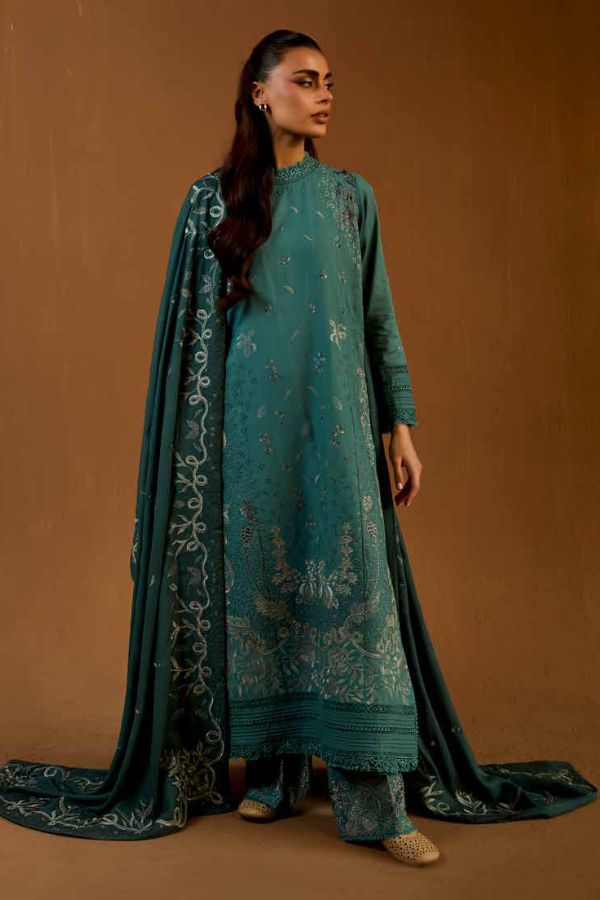 Sobia Nazir Winter Shawl`25 D#5-A