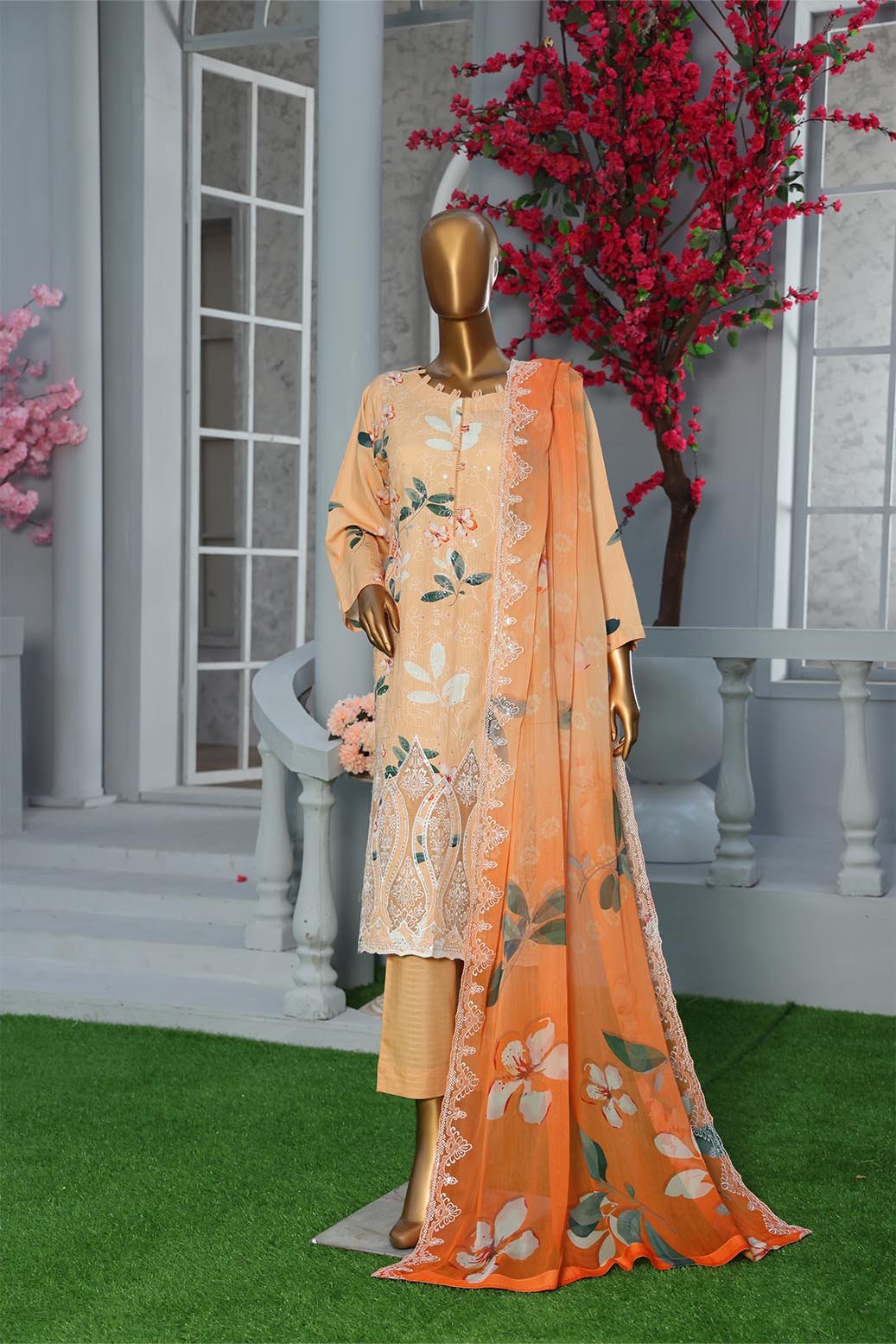 Mi Creation Diamond White`25 (Vol-2) (Peach)