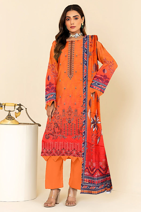 Zaib Tan Luxury Emb Lawn`25 D # 06