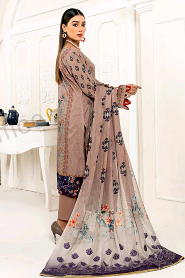 Zimal Emb Slub Lawn`24 Vol-8 D#09