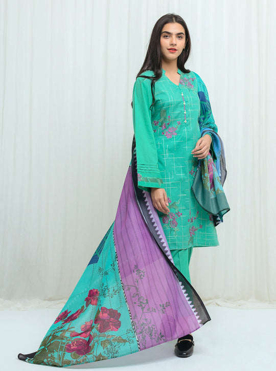 Beech Tree Print Lawn 3Pcs`21 BT1S21U88