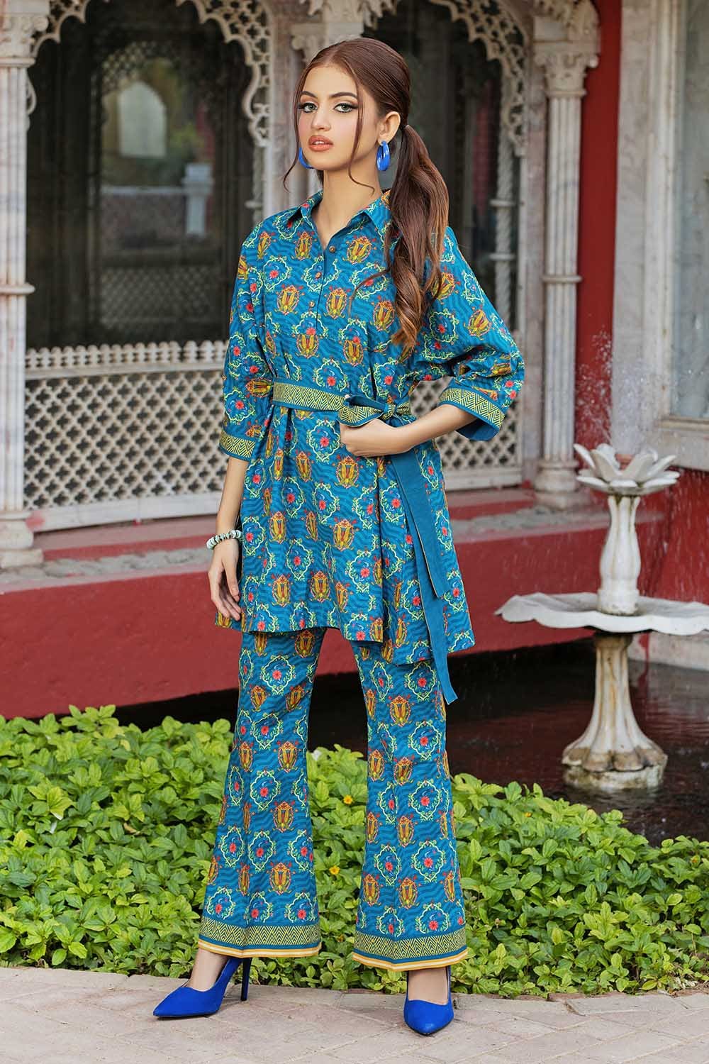 Lawn Short Shirt Design Aalaya Premium Lawn Shirt Vol 02 2021 D#26 –