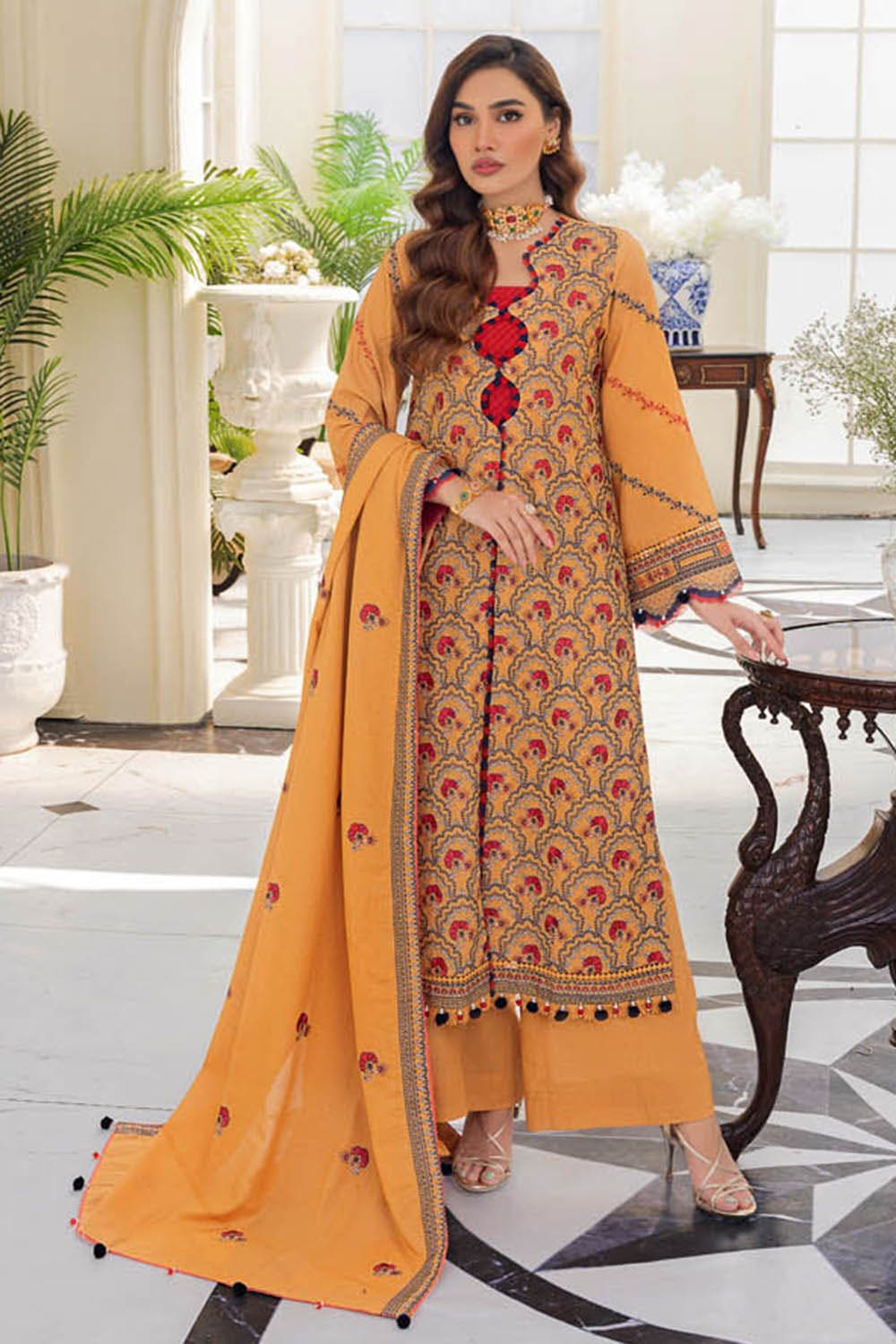 Gul Ahmed Winter Collection`22 AY#22011