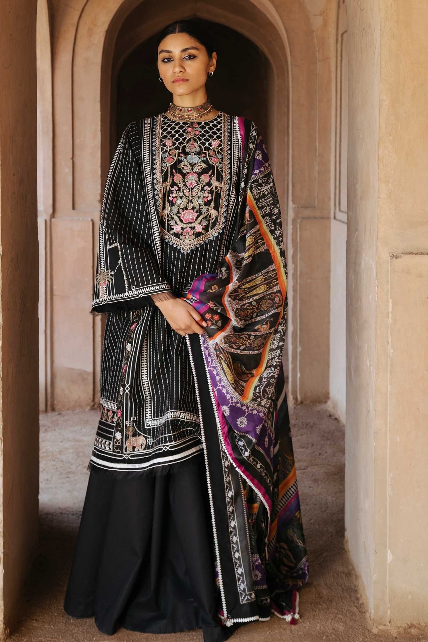 Zara Shahjahan Lawn`20 Zeenat (A)