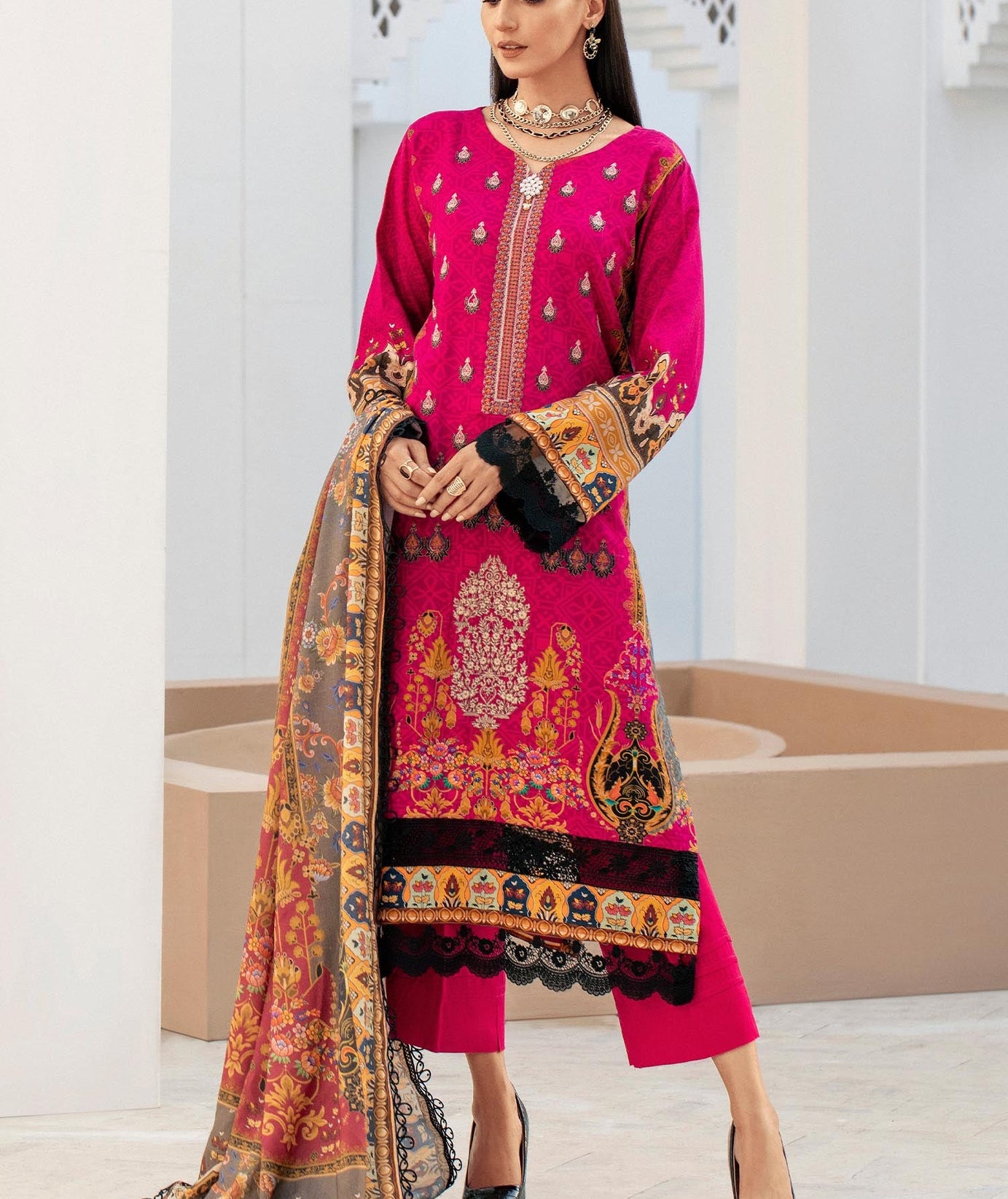 Lala Blossom Emb Linen`23 LW#0033