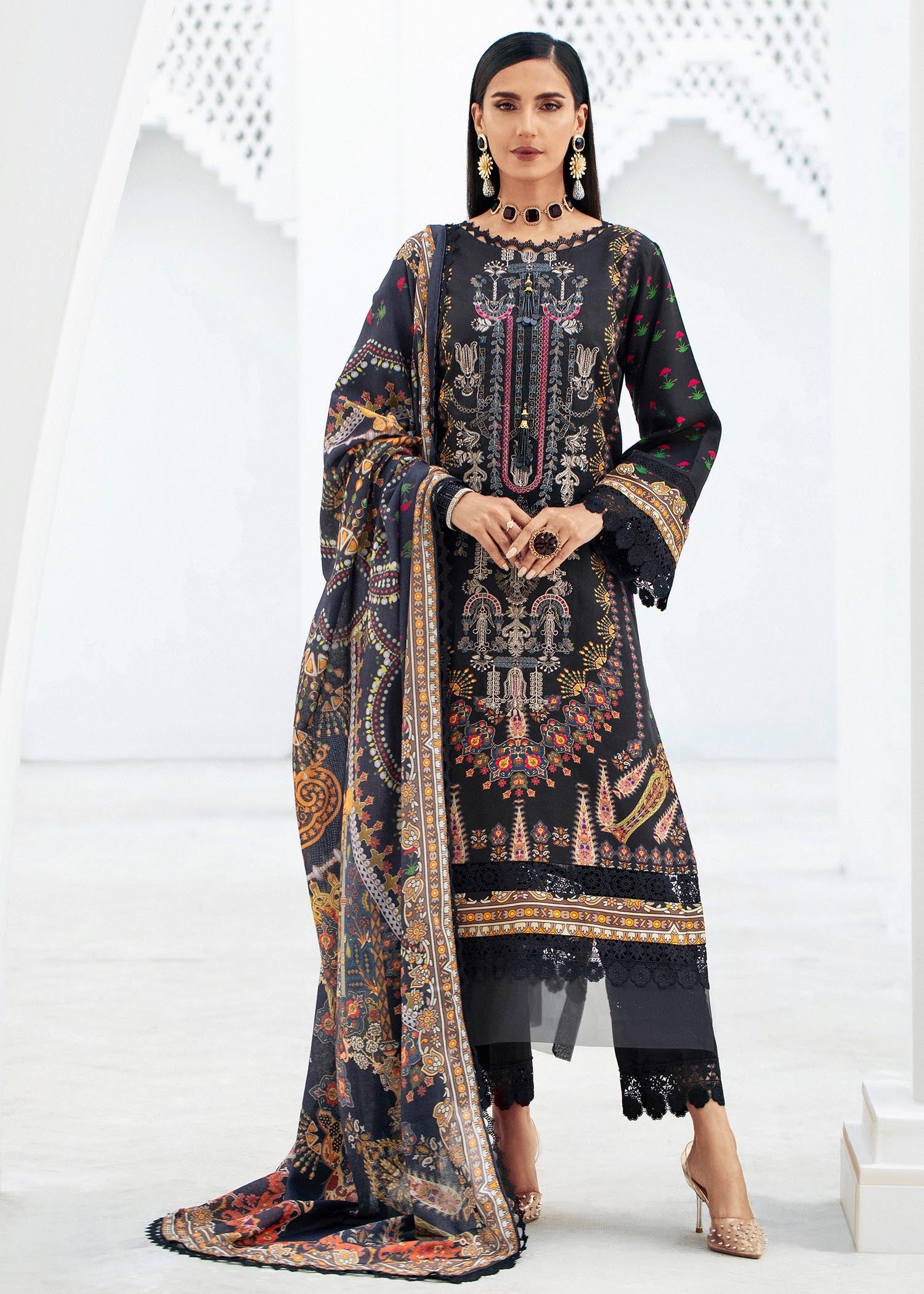 Lala Blossom Emb Linen`23 LW#0029