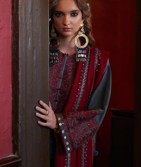 Zaha Winter Unstitched Collection'22 ZW#14 (NEHIR)