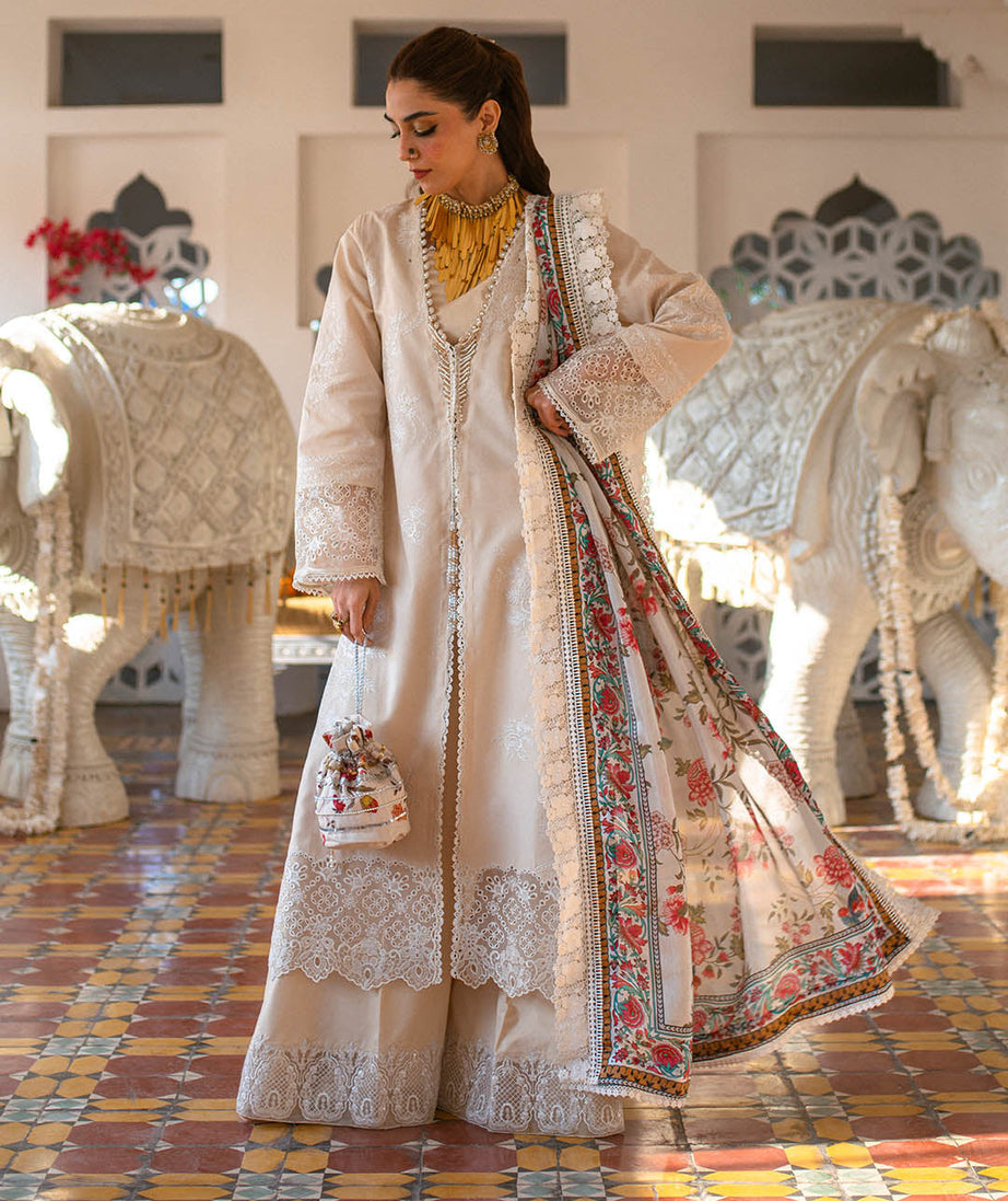 Sajna Luxury Festive Lawn'25 D#09 (Esme)