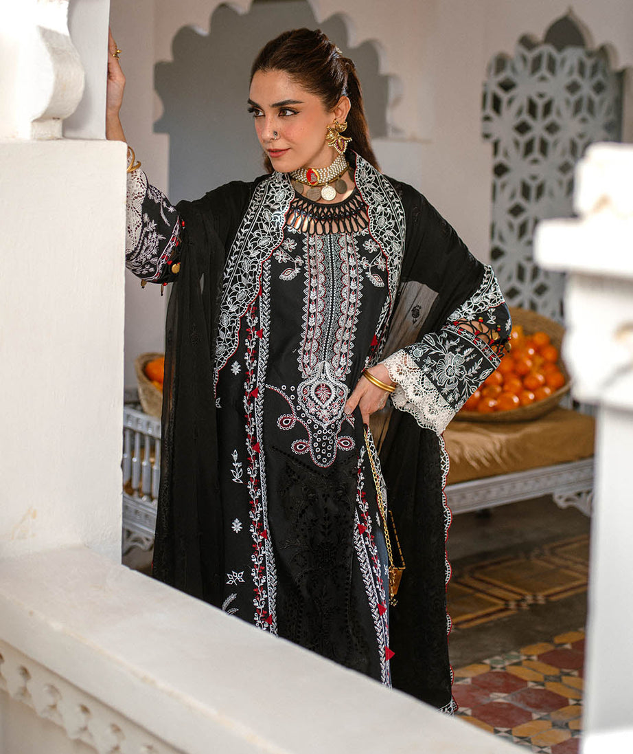 Sajna Luxury Festive Lawn'25 D#10 (Raya)