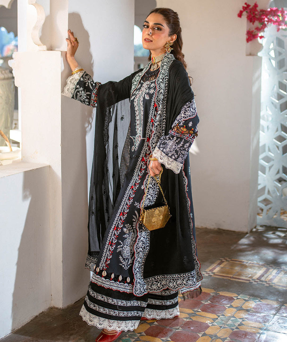 Sajna Luxury Festive Lawn'25 D#10 (Raya)