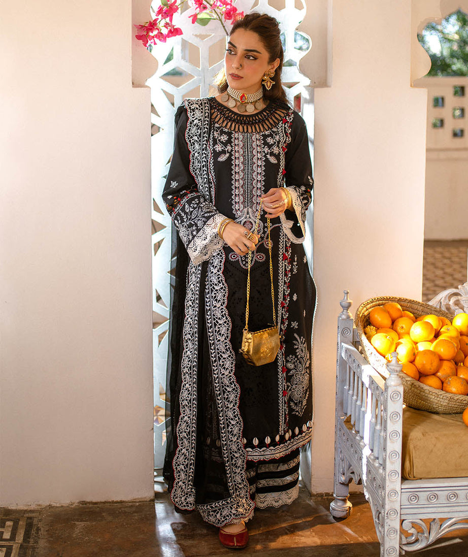 Sajna Luxury Festive Lawn'25 D#10 (Raya)