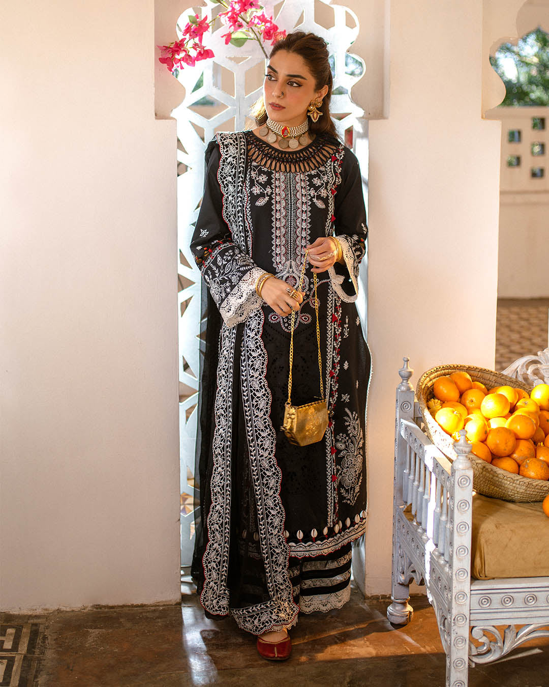 Sajna Luxury Festive Lawn'25 D#10 (Raya)