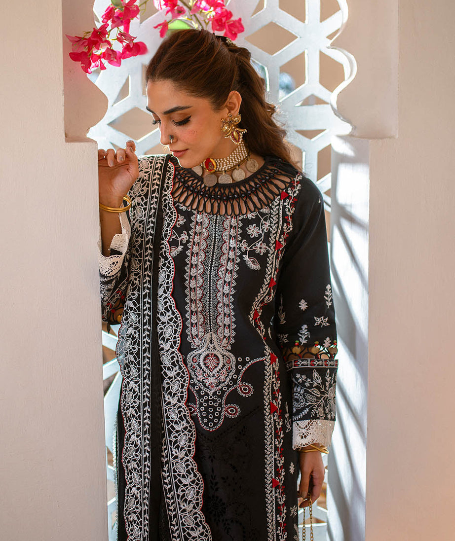 Sajna Luxury Festive Lawn'25 D#10 (Raya)