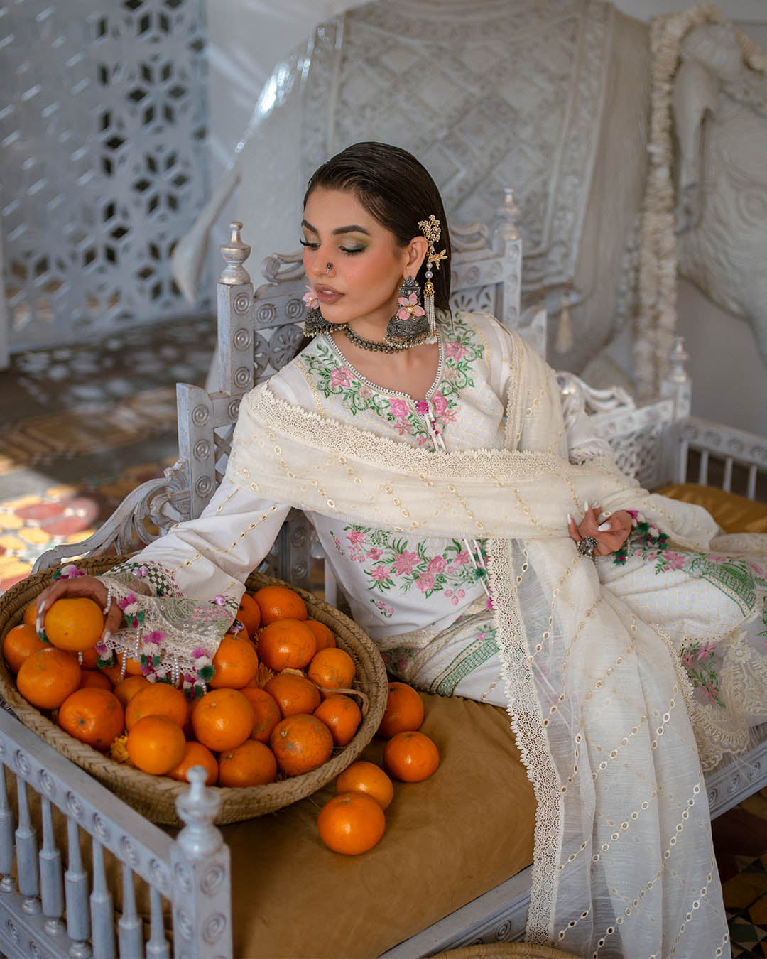 Sajna Luxury Festive Lawn'25 D#05 (Asra)