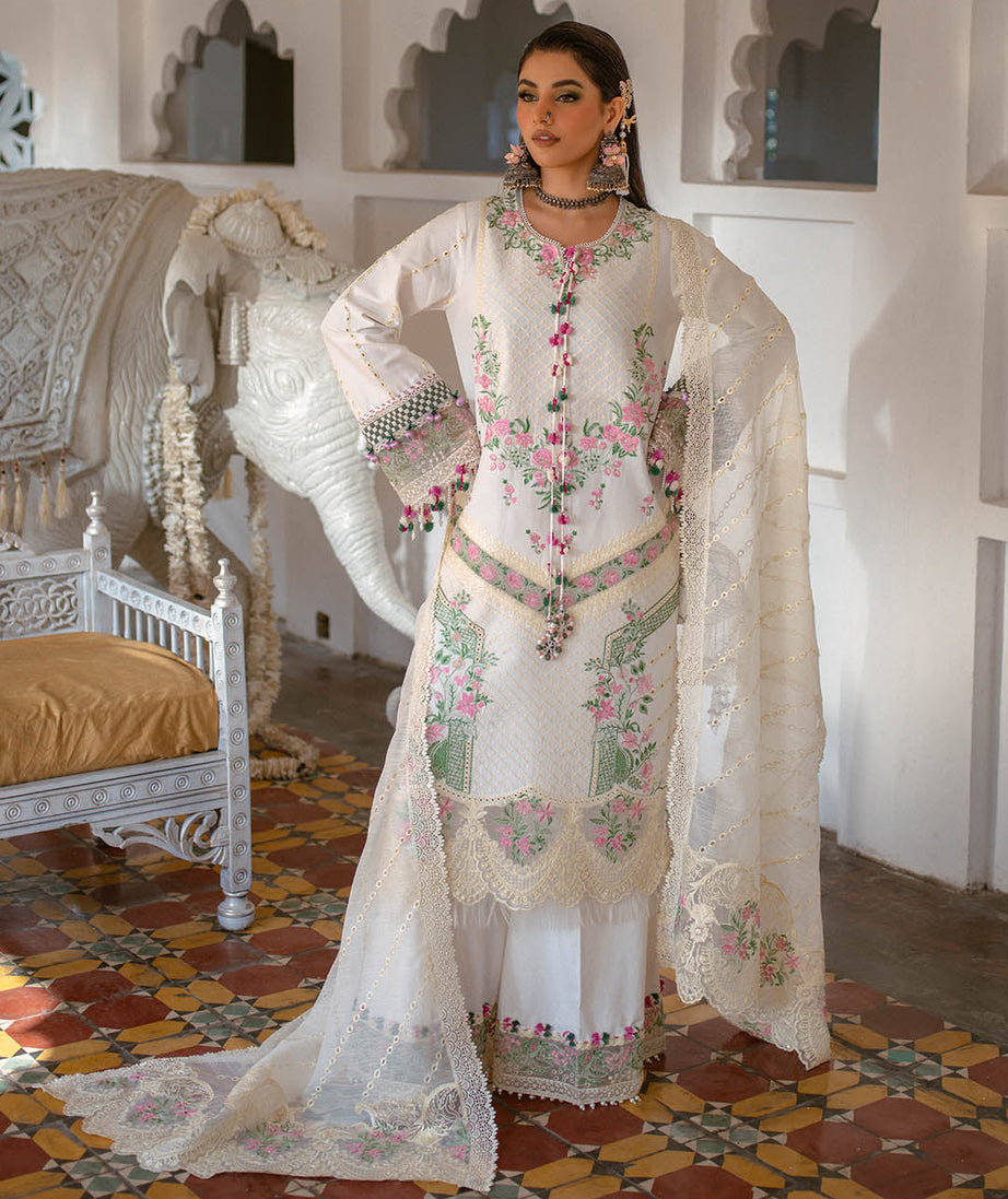 Sajna Luxury Festive Lawn'25 D#05 (Asra)