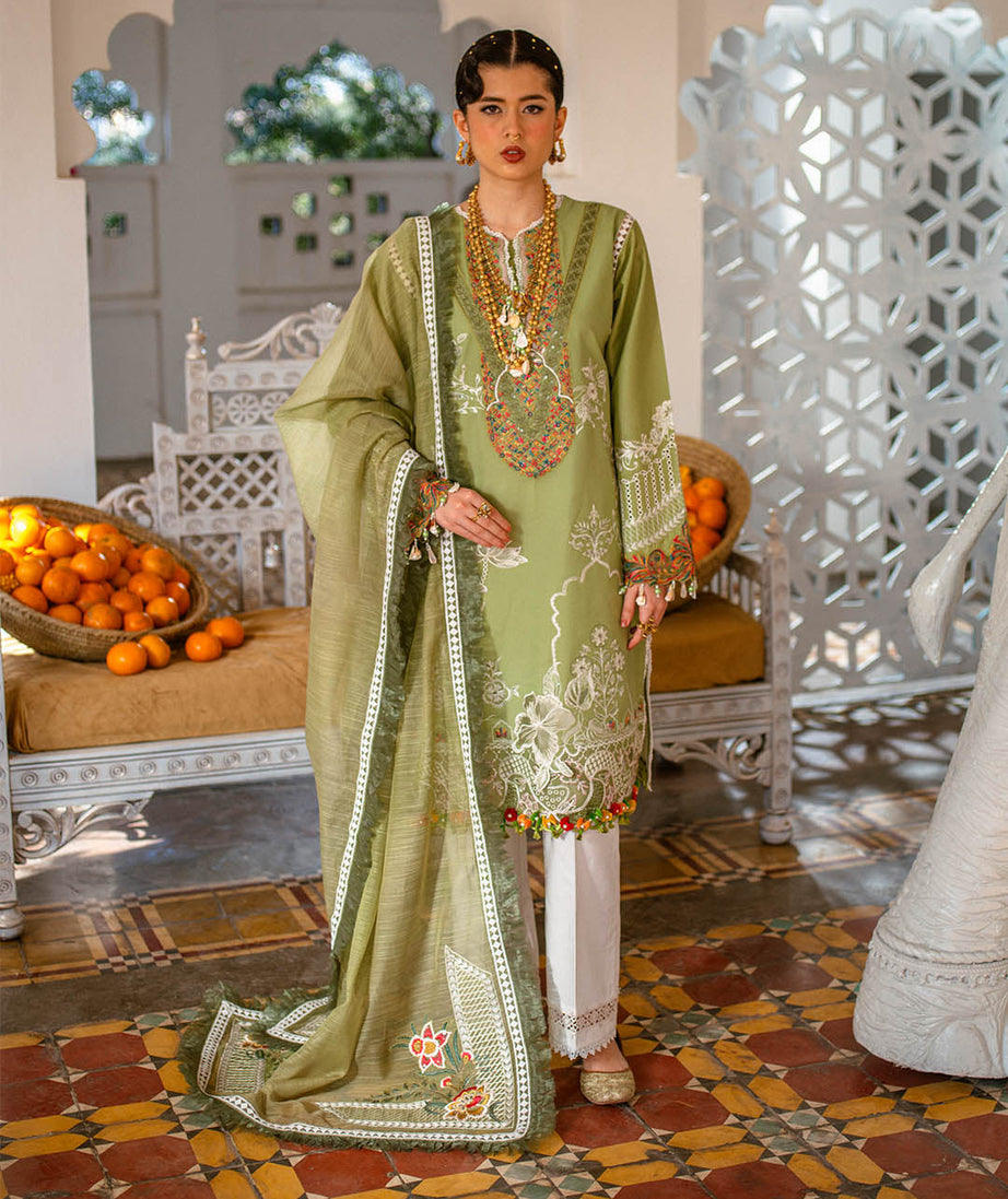 Sajna Luxury Festive Lawn'25 D#08 (Omavi)