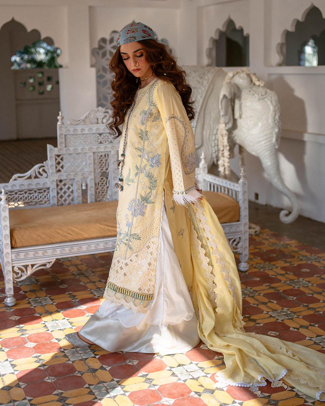 Sajna Luxury Festive Lawn'25 D#02 (Ayzel)