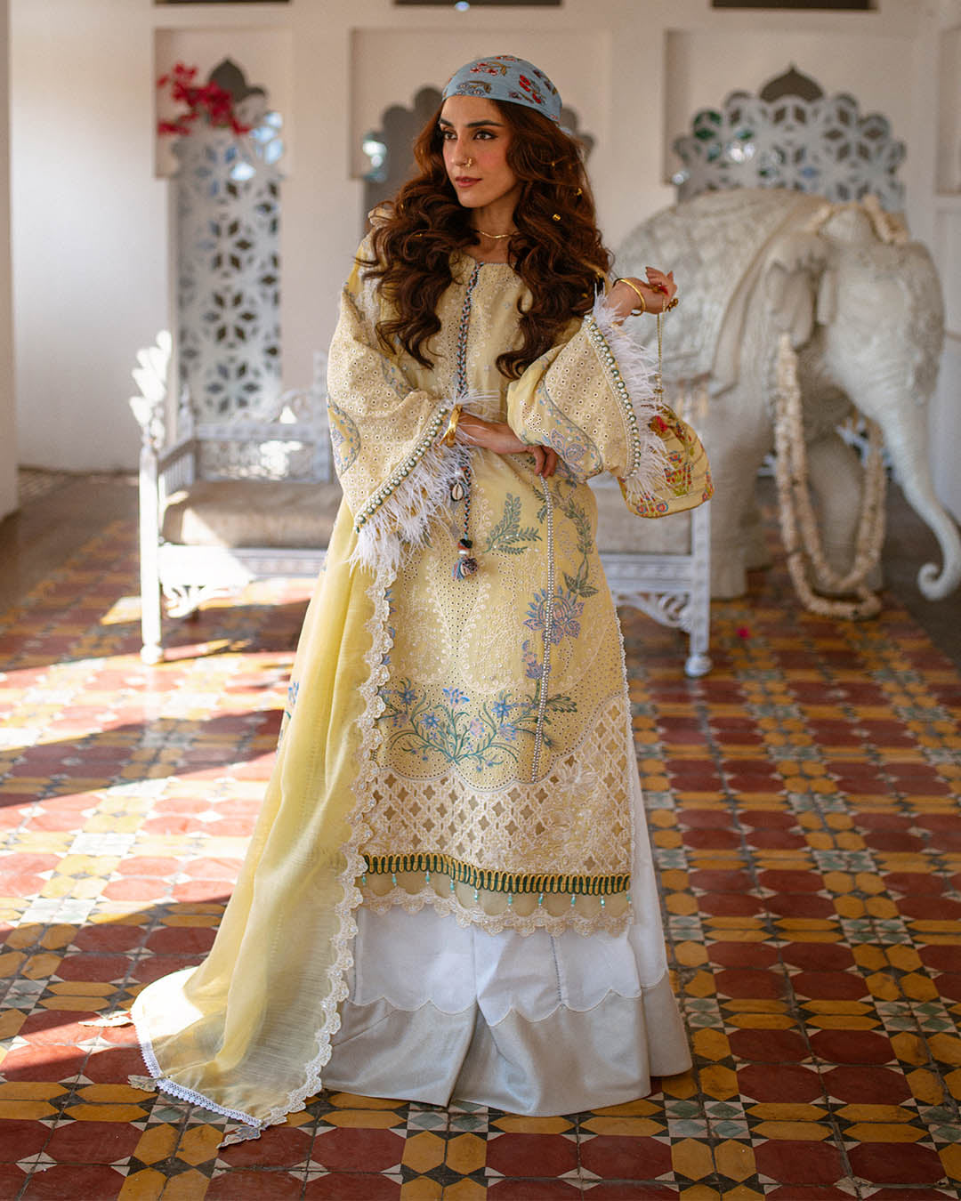 Sajna Luxury Festive Lawn'25 D#02 (Ayzel)