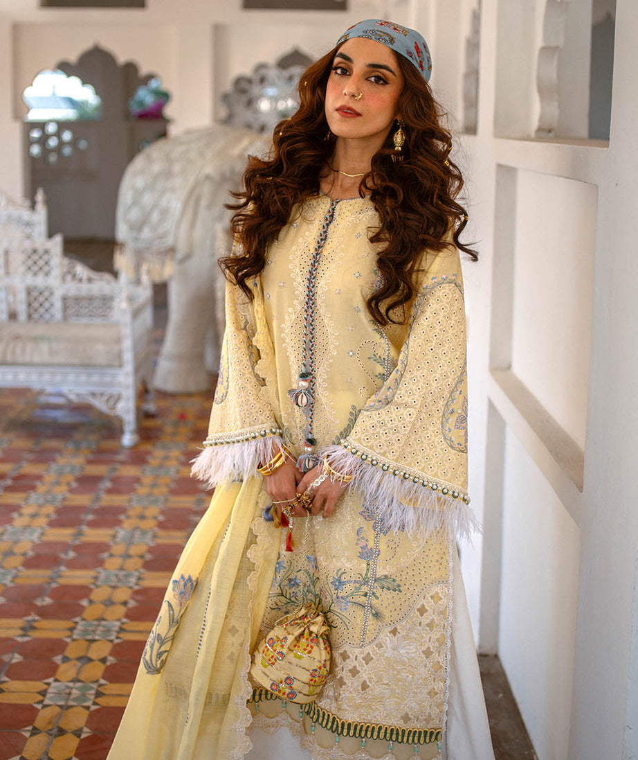 Sajna Luxury Festive Lawn'25 D#02 (Ayzel)