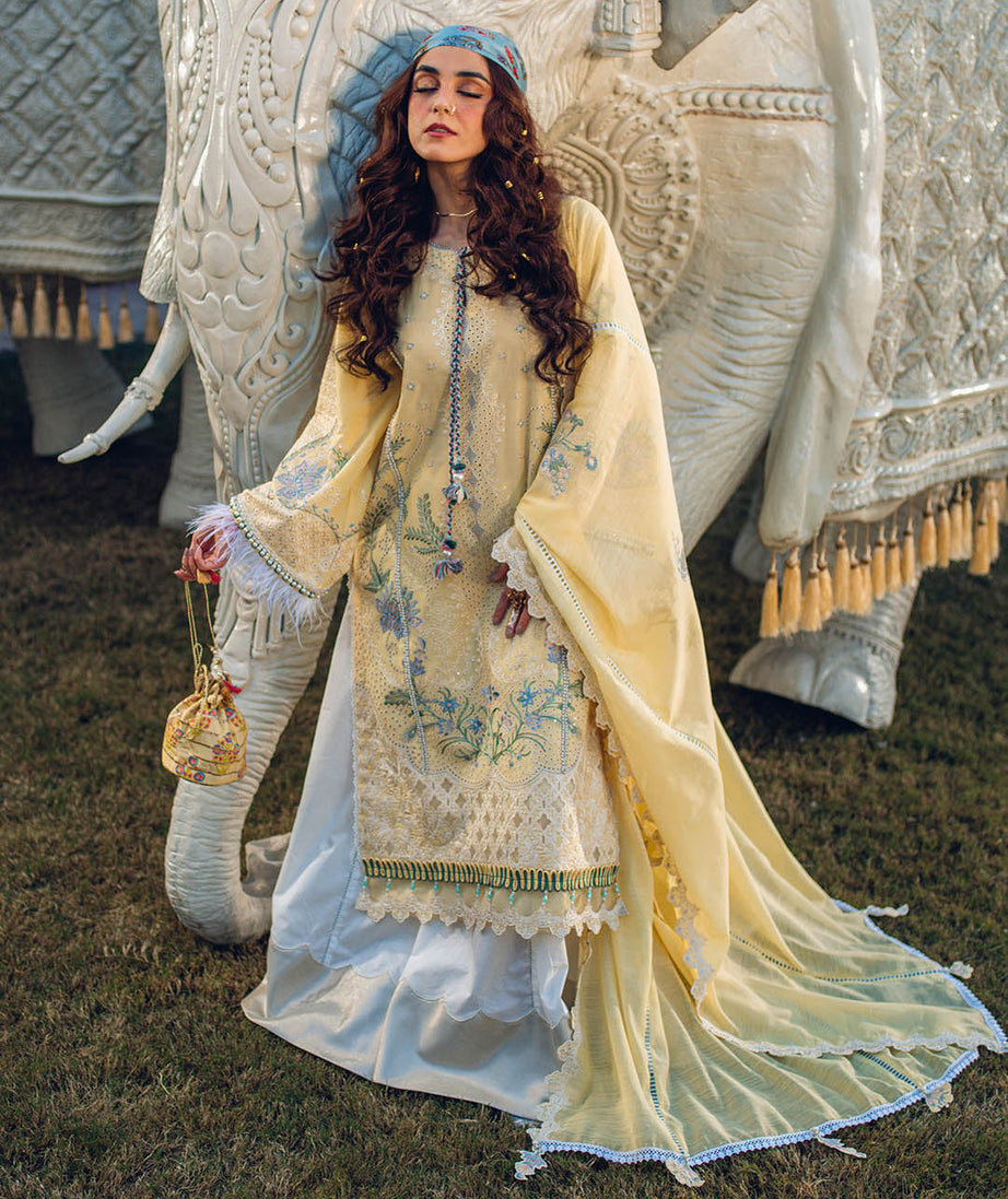 Sajna Luxury Festive Lawn'25 D#02 (Ayzel)