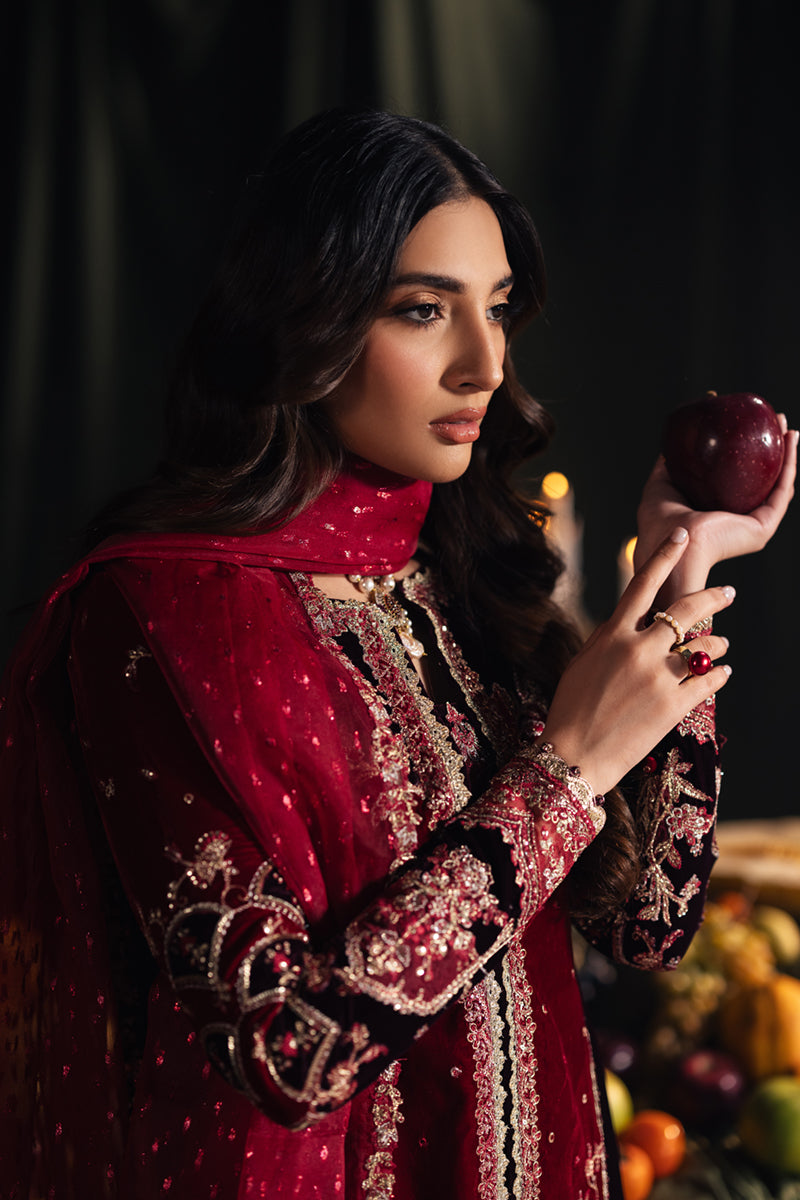 Qalamqar velvet Edit'24 BK-04 KESIA