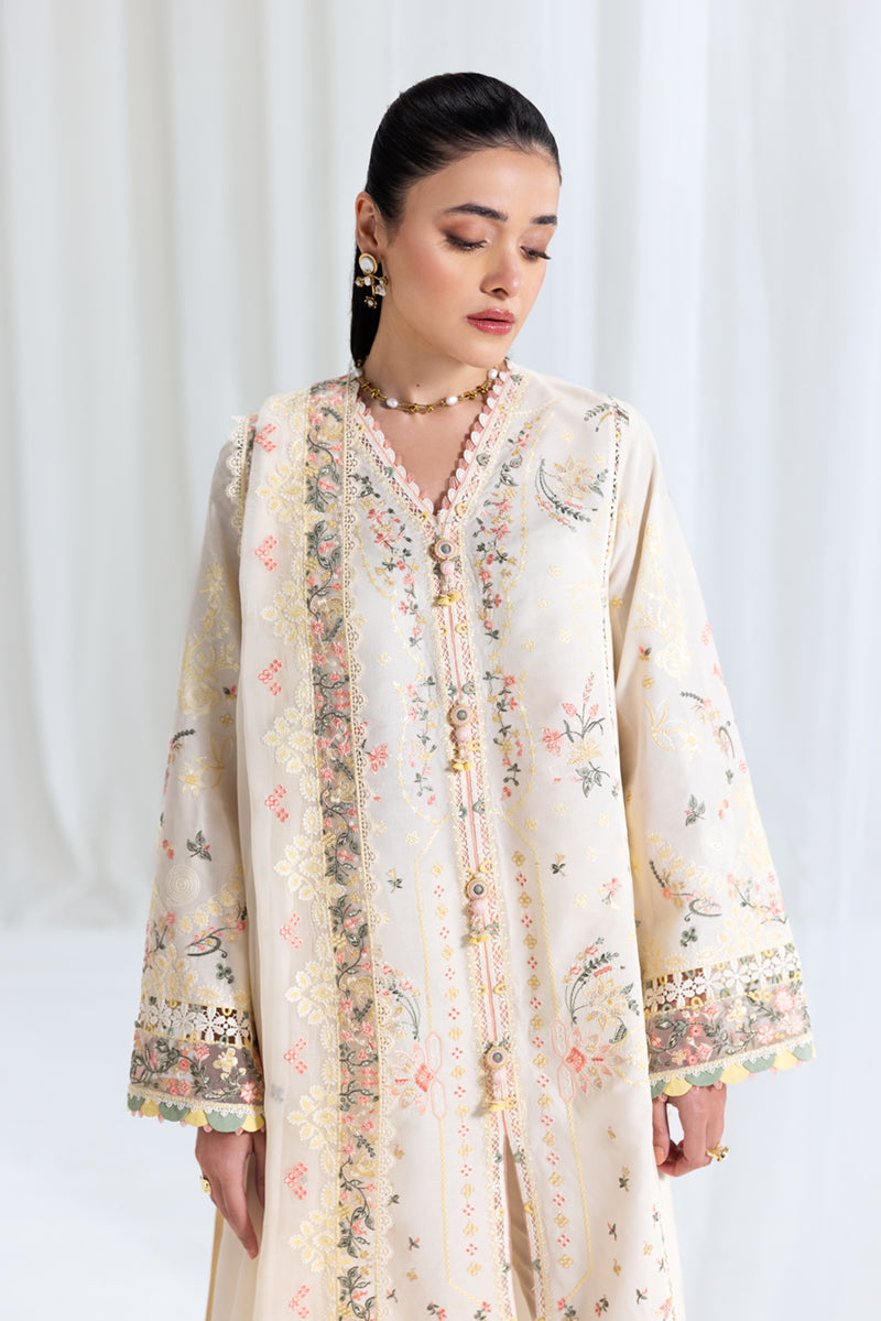 Qalamkar Luxury Lawn Eid Edit`25 SB#01