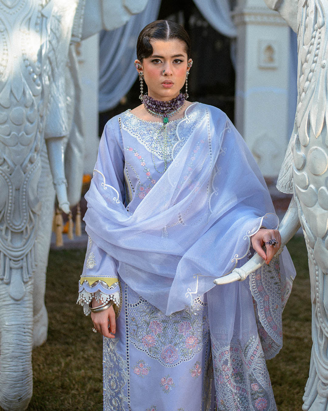 Sajna Luxury Festive Lawn'25 D#03 (Lara)