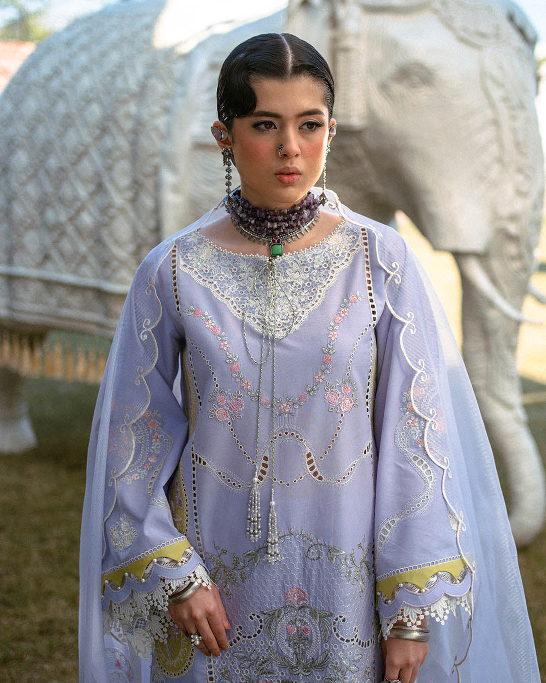 Sajna Luxury Festive Lawn'25 D#03 (Lara)