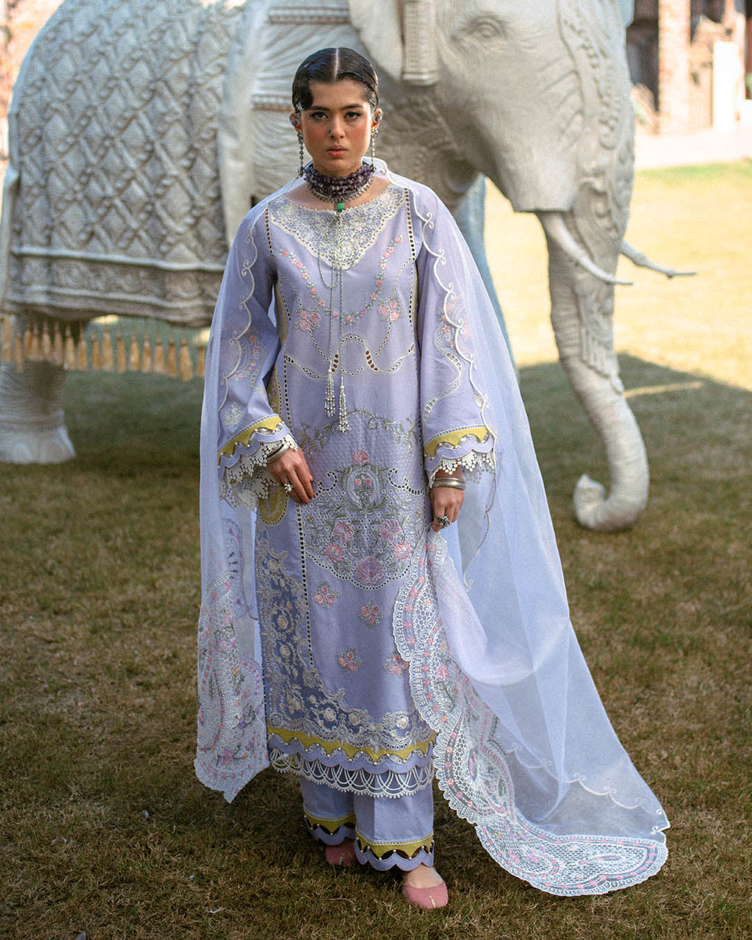 Sajna Luxury Festive Lawn'25 D#03 (Lara)