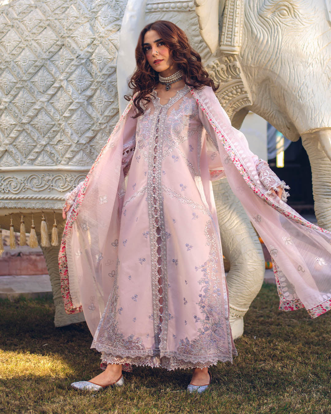 Sajna Luxury Festive Lawn'25 D#07 (Daisy)