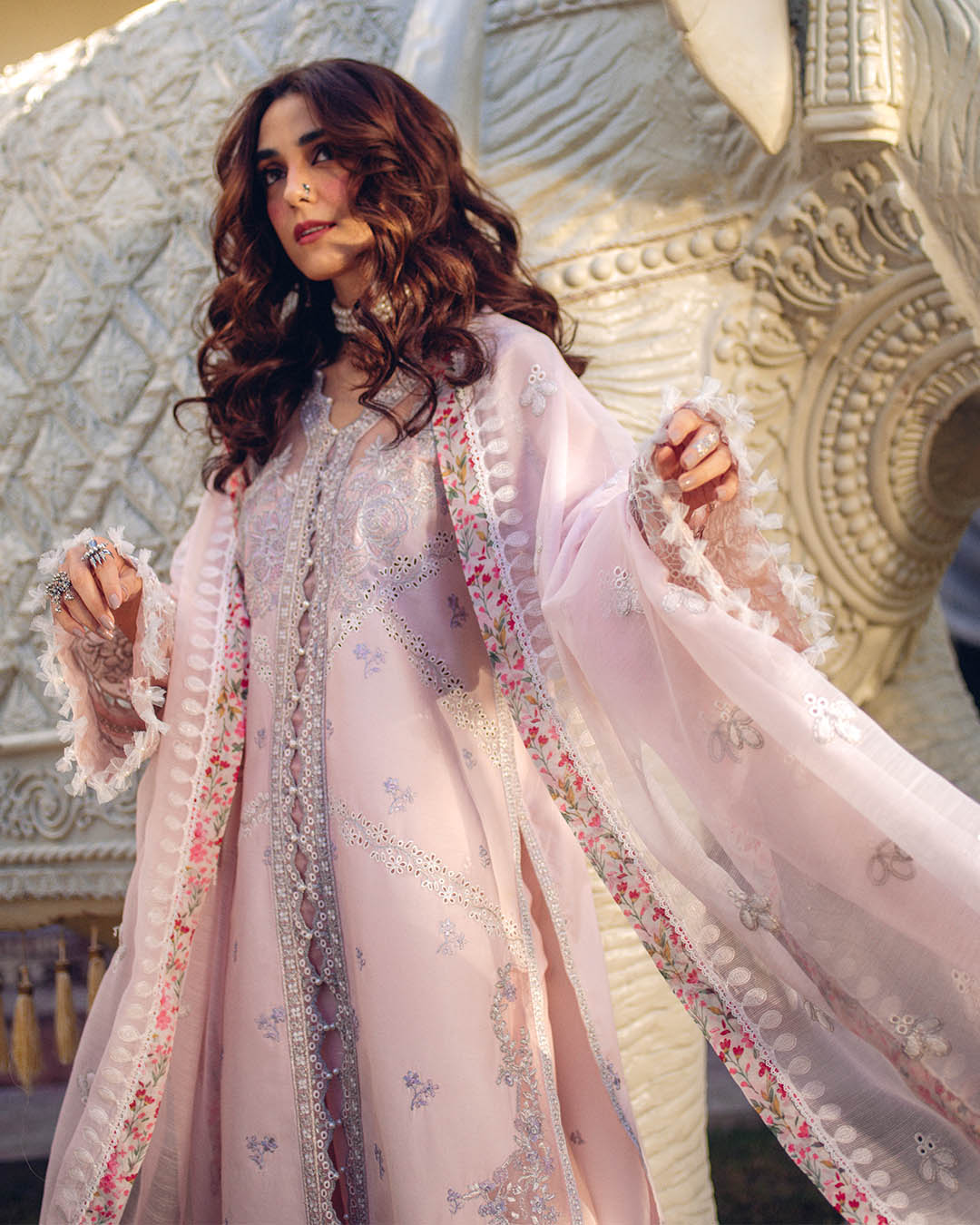 Sajna Luxury Festive Lawn'25 D#07 (Daisy)
