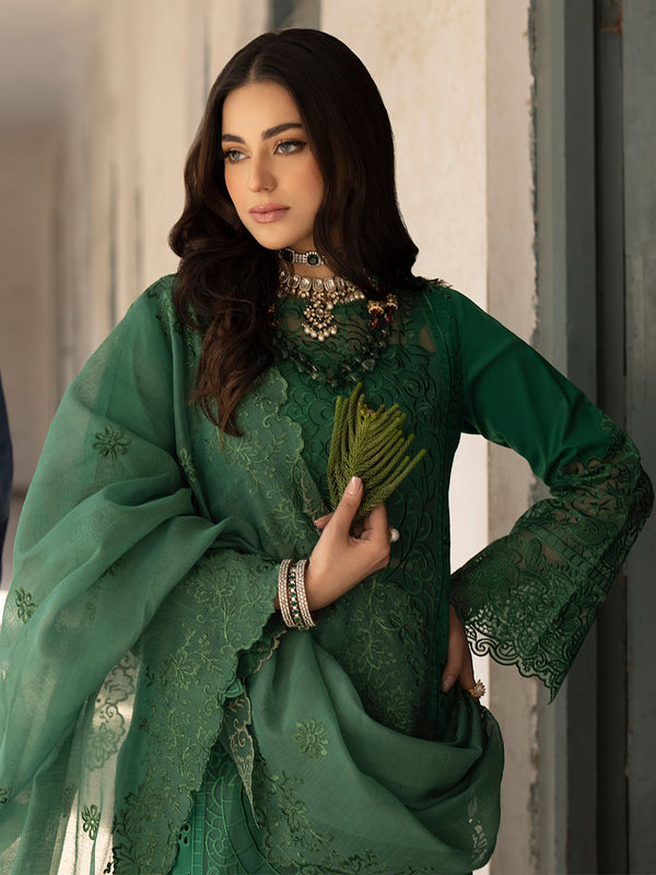 Mahnur Mahrukh Lawn'24 D#3-B EMERALD