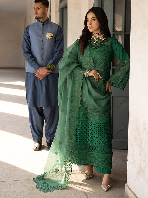 Mahnur Mahrukh Lawn'24 D#3-B EMERALD