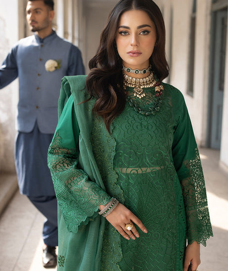 Mahnur Mahrukh Lawn'24 D#3-B EMERALD
