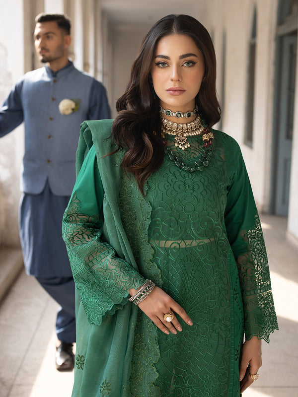 Mahnur Mahrukh Lawn'24 D#3-B EMERALD