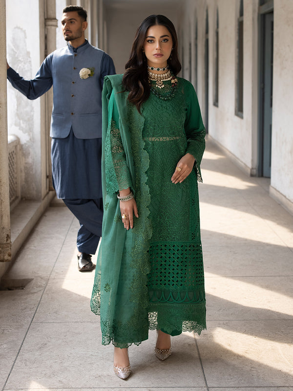 Mahnur Mahrukh Lawn'24 D#3-B EMERALD