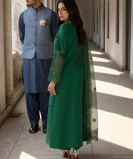 Mahnur Mahrukh Lawn'24 D#3-B EMERALD