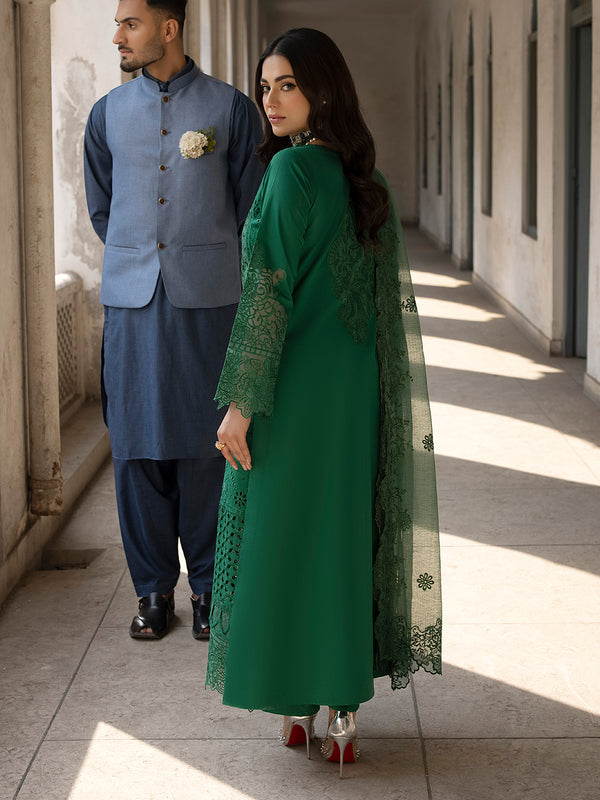 Mahnur Mahrukh Lawn'24 D#3-B EMERALD
